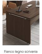 Scrivania direzionale dritta - Colori a scelta - cm 200x90x75h