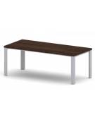 Scrivania direzionale con gambe in metallo verniciato - Colori a scelta - cm 185x90x75h