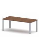Scrivania direzionale con gambe in metallo verniciato - Colori a scelta - cm 205x90x75h