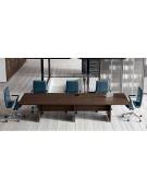 Tavolo riunione direzionale - Colori a scelta - cm 360x110x75h