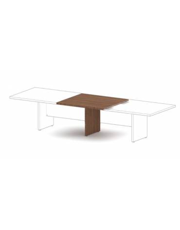 Tavolo riunione direzionale, allungo centrale - cm 120x110x75h