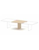 Tavolo riunione direzionale, allungo centrale - cm 120x110x75h