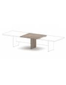 Tavolo riunione direzionale, allungo centrale - cm 120x110x75h