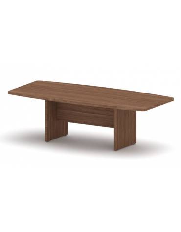 Tavolo riunione direzionale sagomato - cm 240x110x75h