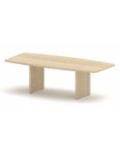 Tavolo riunione direzionale sagomato - cm 240x110x75h
