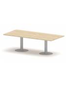 Tavolo riunione direzionale, basamento a calice - Colori a scelta - cm 240x110x75h