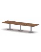 Tavolo riunione direzionale, basamento a calice - Colori a scelta - cm 360x110x75h