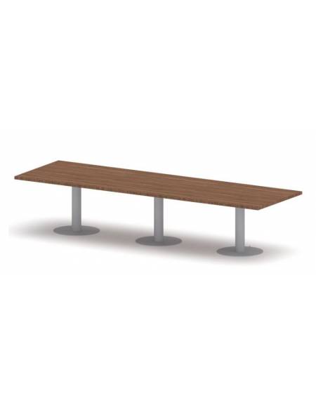 Tavolo riunione direzionale, basamento a calice - Colori a scelta - cm 360x110x75h