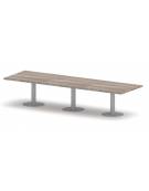 Tavolo riunione direzionale, basamento a calice - Colori a scelta - cm 360x110x75h