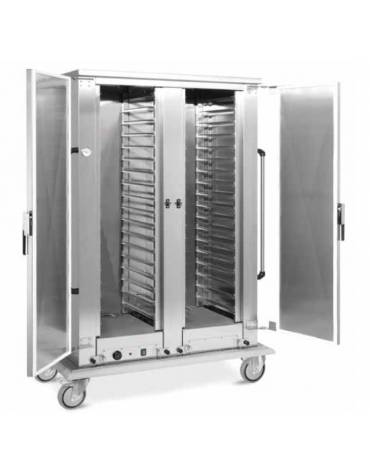 Armadio portateglie coibentato riscaldato- portata 12x2 - EN cm 131x73x191h