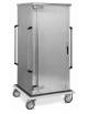 Armadio portateglie portavassoi neutro saldato - portata 18 Teglie 60x40 - supporti L - cm 93x88x191h