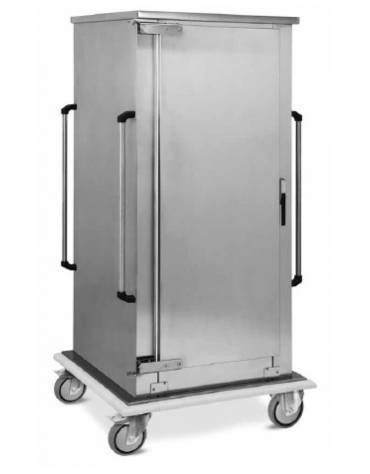 Armadio portateglie coibentato neutro portata 13 - 2/1 GN cm 93x88x151h