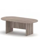 Tavolo riunione direzionale ovale sagomato - Colori a scelta - cm 200x100x75h