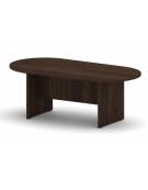 Tavolo riunione direzionale ovale sagomato - Colori a scelta - cm 200x100x75h