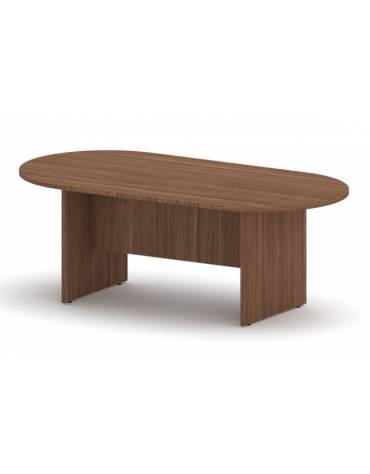 Tavolo riunione direzionale ovale sagomato - Colori a scelta - cm 220x100x75h