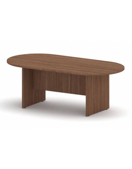 Tavolo riunione direzionale ovale sagomato - Colori a scelta - cm 220x100x75h