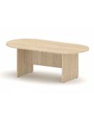 Tavolo riunione direzionale ovale sagomato - Colori a scelta - cm 220x100x75h