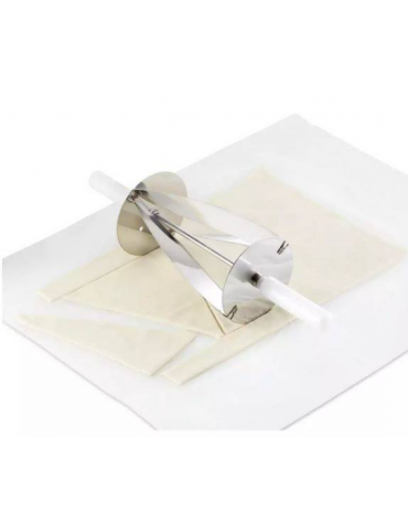 RULLO TAGLIA CROISSANTS SEMPLICE, ACCIAIO INOX