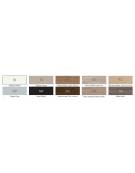 Scrivania lineare fianco legno special 200x90x74h