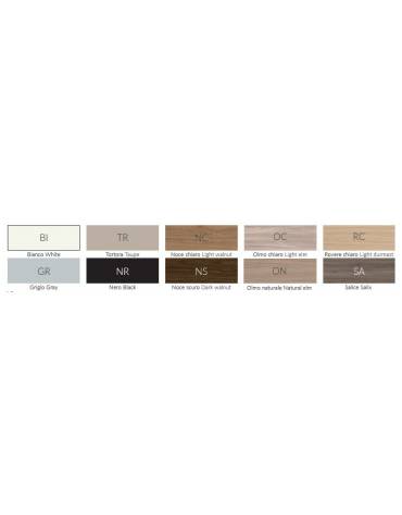Scrivania lineare fianco legno special 200x90x74h
