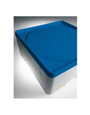 COPERCHIO PER CESTELLI - COLORE BLU  - mm 500x500x25h