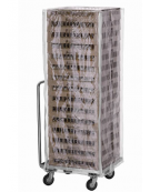TELO COPRENTE IN PLASTICA PER CESTELLI LAVASTOVIGLIE PROFESSIONALI - mm 535x535x1410h