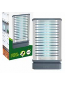 LAMPADA CATTURA INSETTI CON PIASTRA COLLANTE DA TAVOLO - Potenza W11 - Area coperta Mq 30