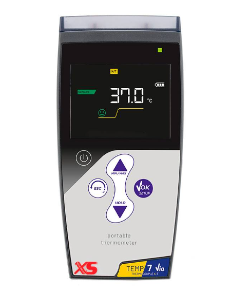 TERMOMETRO DIGITALE TERMOCOPPIA - Completo di valigetta trasporto - Fornito senza sonda