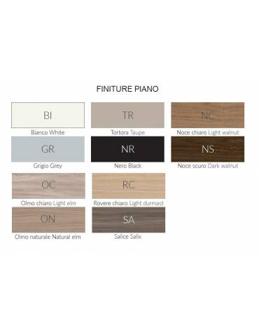 Allungo Tavolo riunione, piano melaminico spessore mm 25 e struttura metallica - Colori a scelta - cm 140x100x73,5h