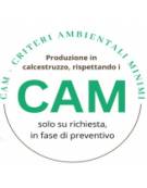 Portabici 10 posti con fianchi laterali in cemento - Colore bianco travertino - cm 235x56x36h - Conforme ai CAM