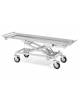 Carrello barella per trasporto salme ad altezza variabile - Portata Kg 135 - cm 207/227x70,5x63,5/96h