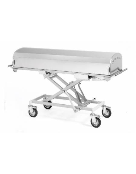 Carrello trasporto salme elevabile ed inclinabile