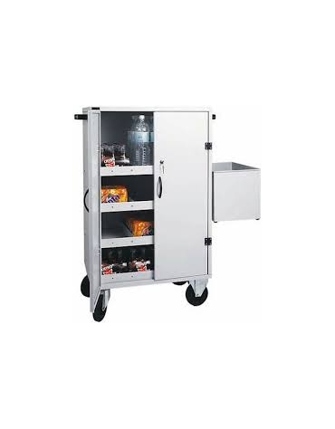 Carrello per rifornimento minibar frigobar cm 80x50x118h