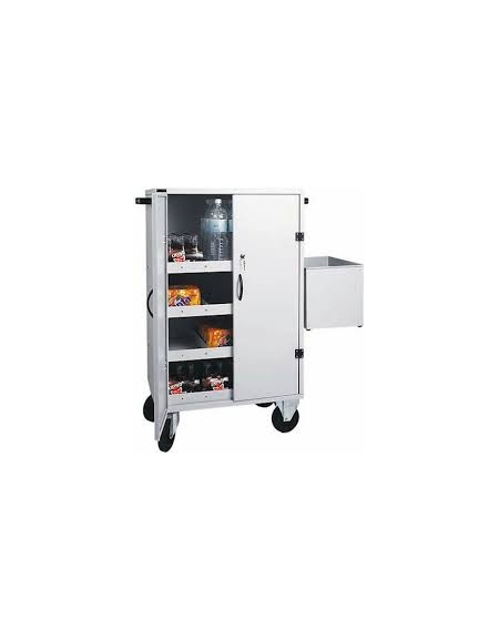 Carrello per rifornimento minibar frigobar cm 80x50x118h