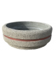 Fioriera tonda circolare in calcestruzzo cemento diametro Ø cm 160 - Altezza cm 65h - COLORE BIANCO SABBIATO - Conforme ai CAM