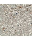 Fioriera ovale per esterno in cemento calcestruzzo colore Grigio sabbiato - fascia color rame - cm 150x60x50h - Conforme CAM