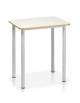 Banco monoposto senza poggiapiedi né sottopiano - STRUTTURA Ø mm.40 - CM 70X50X82H - GRANDEZZA 7 - Colore piano magnolia