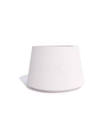 Fioriera circolare tonda in calcestruzzo cemento COLORE GRIGIO SABBIATO - Diametro Ø cm 90 - Altezza cm 65 - Conforme ai CAM