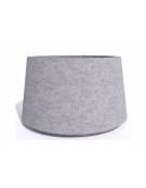 Fioriera circolare tonda in calcestruzzo cemento COLORE BIANCO PIETRA - Diametro Ø cm 120 - Altezza cm 75 - Conforme ai CAM