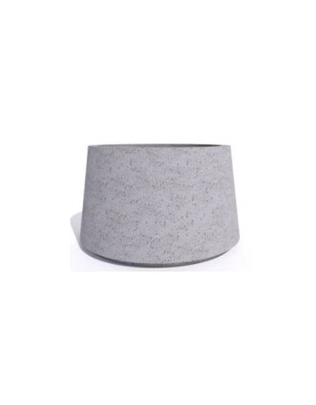 Fioriera circolare tonda in calcestruzzo cemento COLORE BIANCO PIETRA - Diametro Ø cm 120 - Altezza cm 75 - Conforme ai CAM