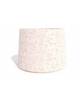 Fioriera circolare tonda in calcestruzzo cemento COLORE BIANCO TRAVERTINO - Diametro Ø cm 129 - Altezza cm 100 - Conforme ai CAM