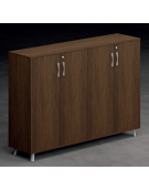 Armadio in melaminico con 4 ante - Colori a scelta - cm 184x45x128,8h