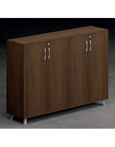 Armadio in melaminico con 4 ante - Colori a scelta - cm 184x45x128,8h