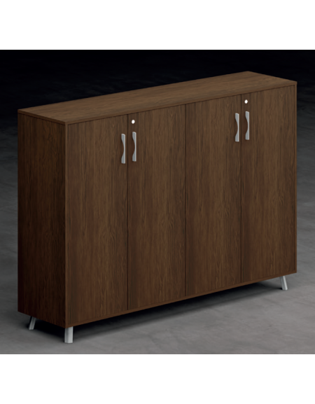 Armadio in melaminico con 4 ante - Colori a scelta - cm 184x45x128,8h