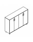 Armadio in melaminico con 4 ante - Colori a scelta - cm 184x45x128,8h