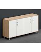 Armadio in melaminico con 4 ante in HPL - Colori a scelta - cm 184x45x90,4h