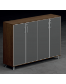 Armadio in melaminico con 4 ante in HPL - Colori a scelta - cm 184x45x128,8h