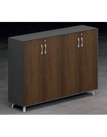 Armadio in HPL con 4 ante in melaminico - Colori a scelta - cm 182x45x127,2h