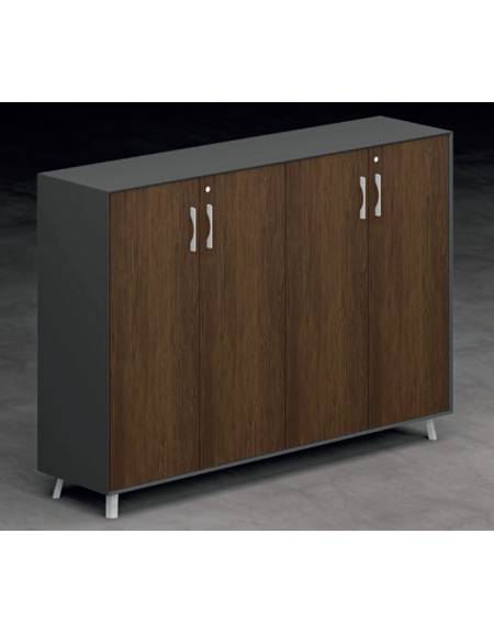 Armadio in HPL con 4 ante in melaminico - Colori a scelta - cm 182x45x127,2h