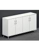 Armadio con elementi di chiusura in HPL con 4 ante in HPL - Colori a scelta - cm 182x45x88,8h
